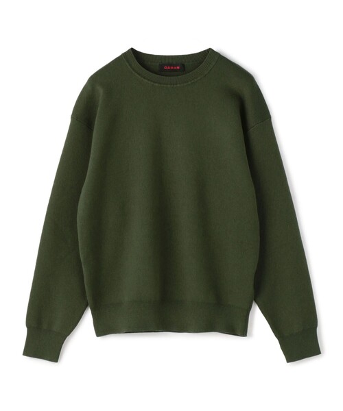 caban（キャバン）の「□CABaN コットンカシミヤ クルーネックプル