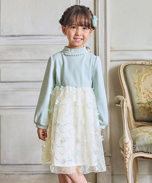 セール】フラワーチュール ドッキングワンピース（ワンピース）｜ANY