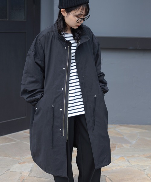 セール】ビッグシルエット スタンドカラーデザイン 3WAY M-51モッズ