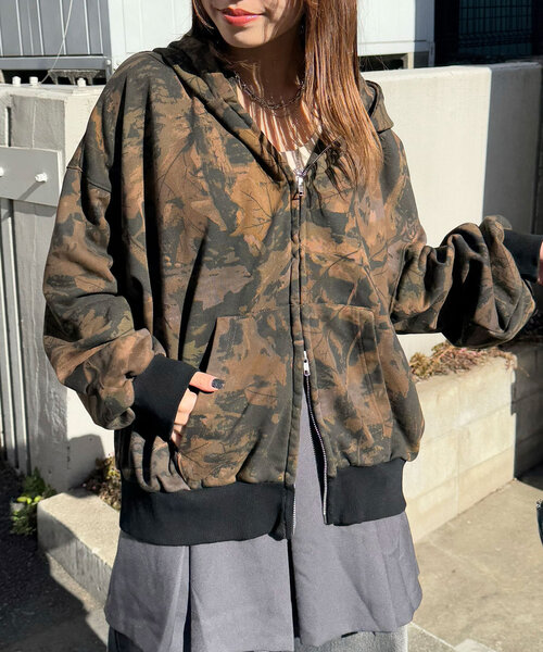 CIAOPANIC（チャオパニック）の「リアルツリーカモダブルジップ