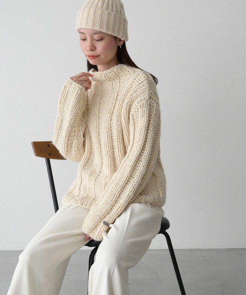 CANAL JEAN（キャナルジーン）の「El mar ボトルネックニット（ニット