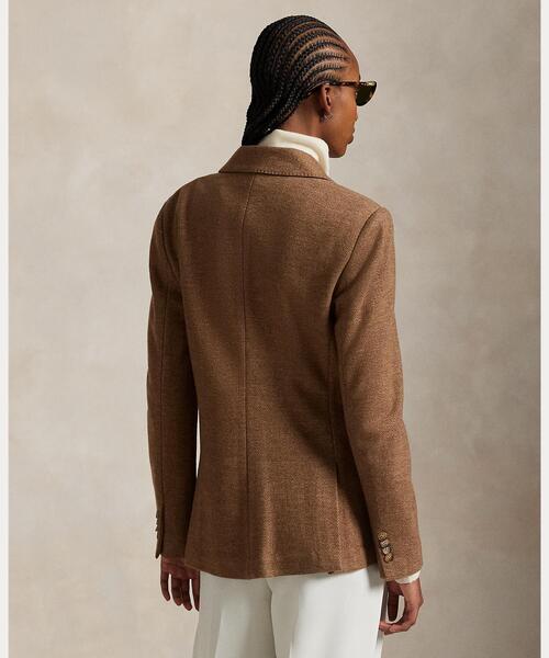 セール】ダブルブレステッド ヘリンボーン ブレザー（テーラード