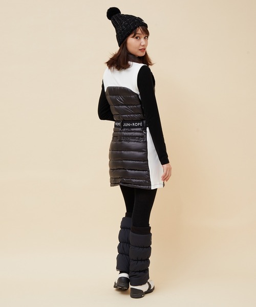 JUN&ROPE'（ジュンアンドロペ）の「【撥水】ロゴベルト付きダウン