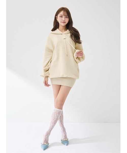 カラーラメスウェットミニワンピース（ワンピース）｜Darich