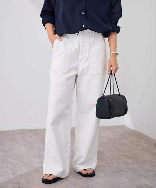 ≪追加≫ミリタリースラブバックサテンベイカーパンツ 2（カーゴパンツ