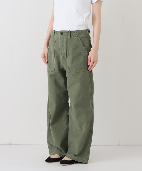 ≪追加≫ミリタリースラブバックサテンベイカーパンツ 2（カーゴパンツ
