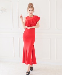 ドレス（レッド/赤色系・フリル）ファッション通販 - ZOZOTOWN