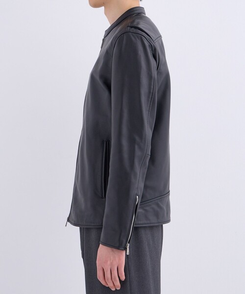 セール】ラムレザーシングルジャケット（ブルゾン）｜UNITED TOKYO