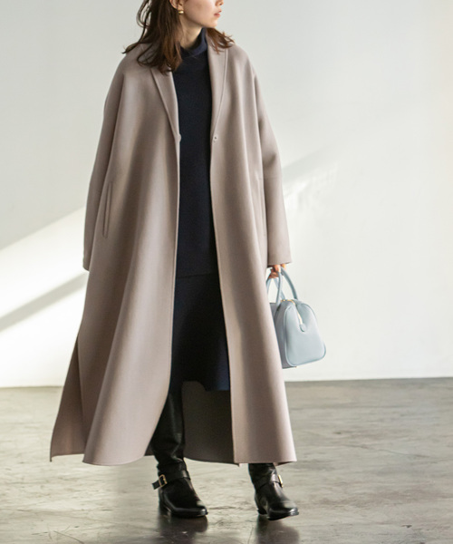 Noble（ノーブル）の「W/Nyリバーオーバーフレアコート（その他