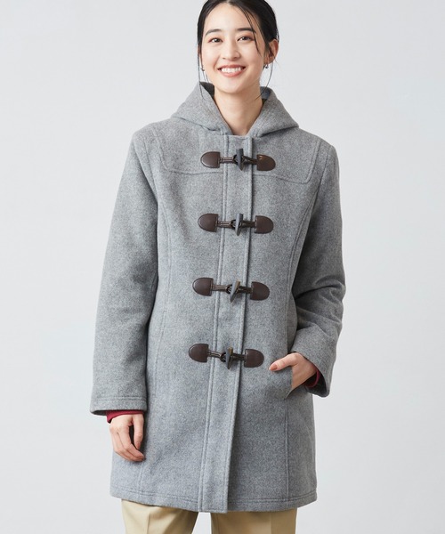 クラシック・ラムウール・ダッフル・コート 米国フィット・プチ