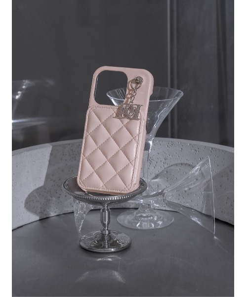 キルティングミラーDDチャームiPhoneケース（スマホケース/カバー