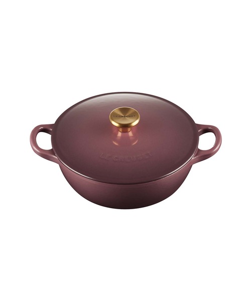 Le Creuset（ルクルーゼ）の「マルミット 18cm フィグ (ブラックマット