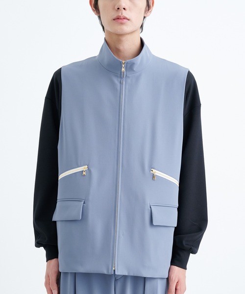 CULLNI（クルニ）の「STUDIOUS別注 STANDCOLLER NO SLEEVE JKT（ベスト