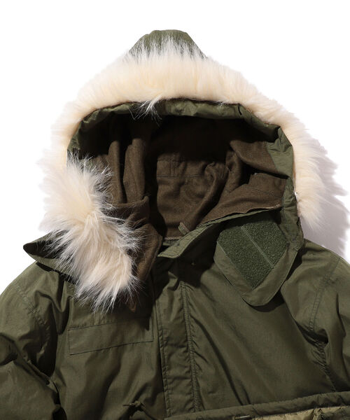 BEAMS モッズコート M-65 Mサイズ ライナー ファー 取り外し可能 BEAMS