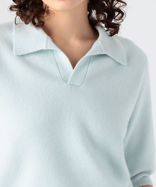 caban（キャバン）の「コットンカシミヤ スキッパーニット（ニット