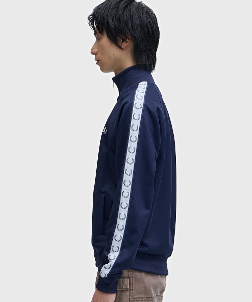 セール】Taped Track Jacket／フレッドペリートラックジャケット