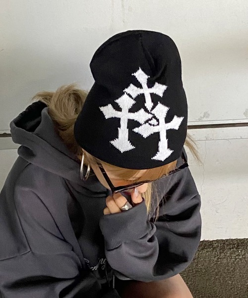 セール】クロスビーニー（ニットキャップ/ビーニー）｜rire（リル）の