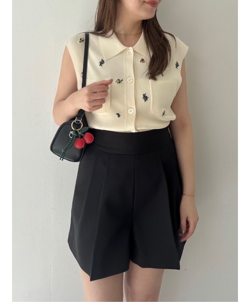 FRAY I.D（フレイアイディー）の「ツータックキュロットパンツ