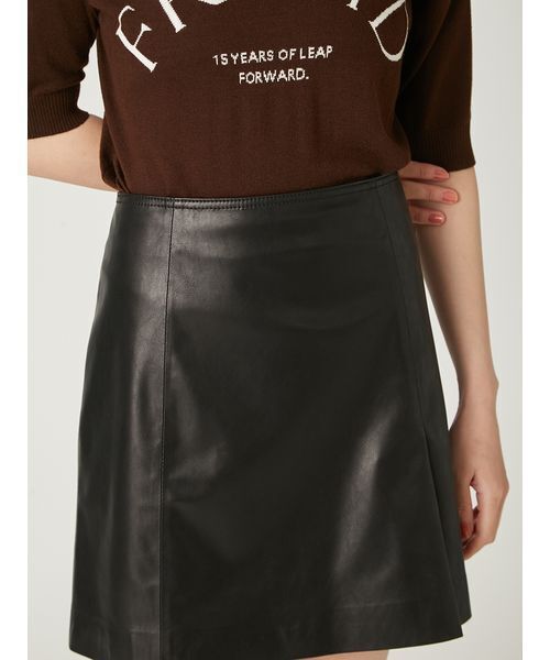 セール】レザーライクアシメタックミニスカート（スカート）｜FRAY I.D