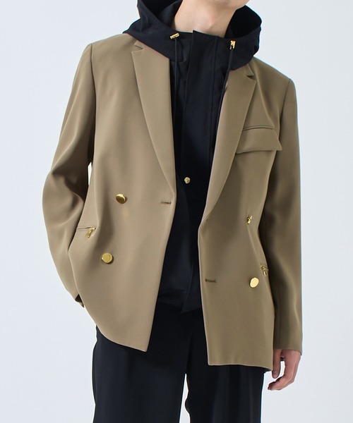 CULLNI（クルニ）の「〈別注〉DOUBLE BLEAST JACKET/シワになりにくい