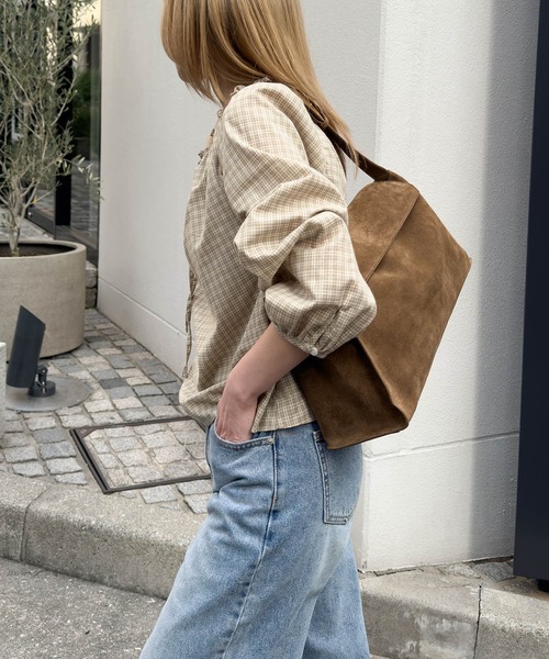 セール】diggity スウェードフラップショルダーバッグ（ショルダー