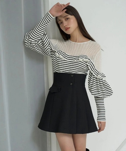 SNIDEL（スナイデル）の「プリーツスカショーパン（その他パンツ