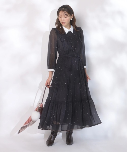 スノードットプリントワンピース（ワンピース）｜JUSGLITTY（ジャス