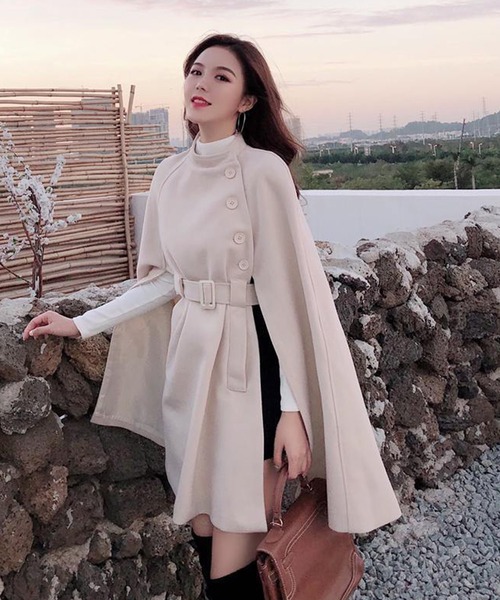 EPICKS（エピックス）の「ケープポンチョミドルコート（ポンチョ