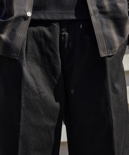 PUBLIC CHINOS バレルレッグイージー /大人気/ハリ感/チノパンツ