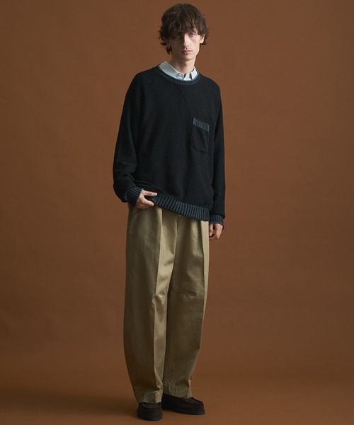 PUBLIC CHINOS バレルレッグイージー /大人気/ハリ感/チノパンツ