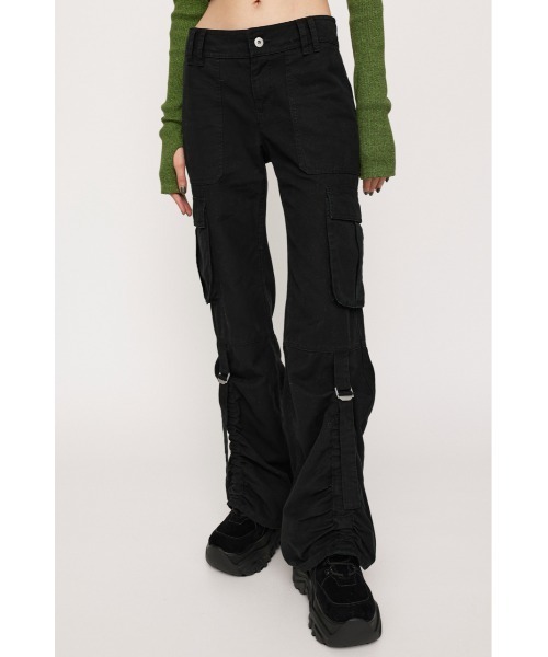 L/W MILITARY FLARE PT ローウエスト ミリタリー フレアパンツ Y2K