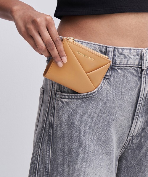 Midori ミドリ ジオメトリックトップジップウォレット（財布