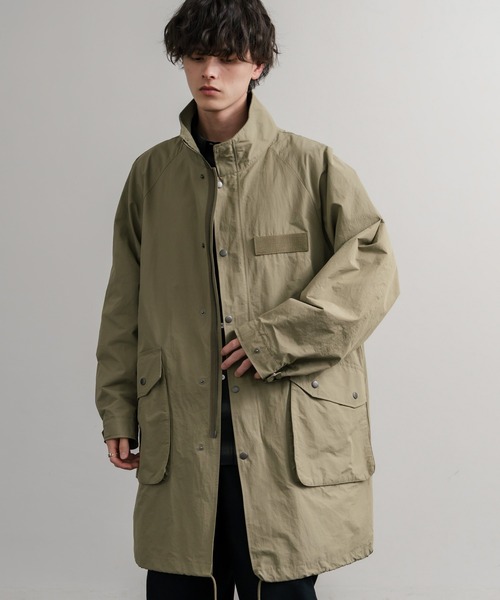 Audience オーディエンス 綿ナイロン高密度ポプリン M-90ロング丈