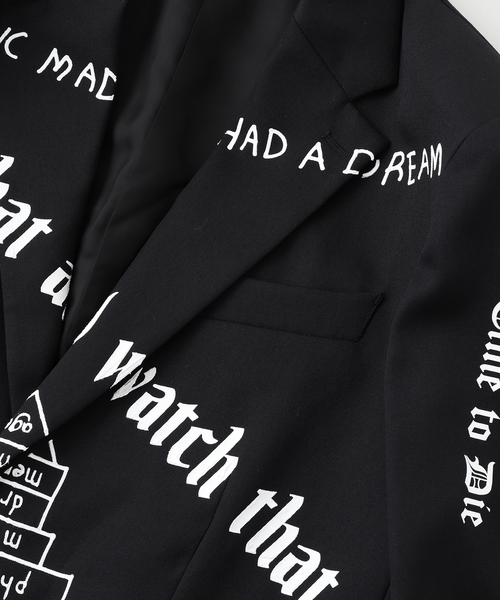 セール】DAIRIKU / ダイリク 'TATTOO'Printed Tailored Jacket