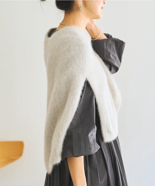 セール】ファーニットポンチョ（ニット/セーター）｜BEARDSLEY