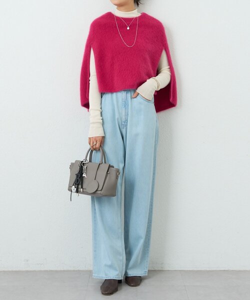 セール】ファーニットポンチョ（ニット/セーター）｜BEARDSLEY