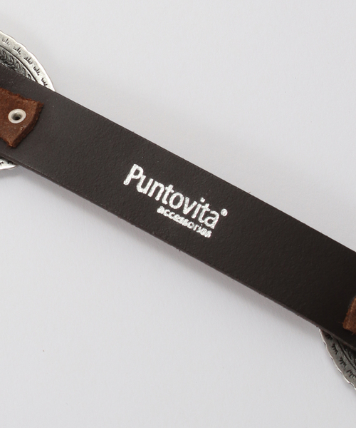 PUNTOVITA/プントヴィータ】CONCHO SUEDE BELT（ベルト）｜Puntovita