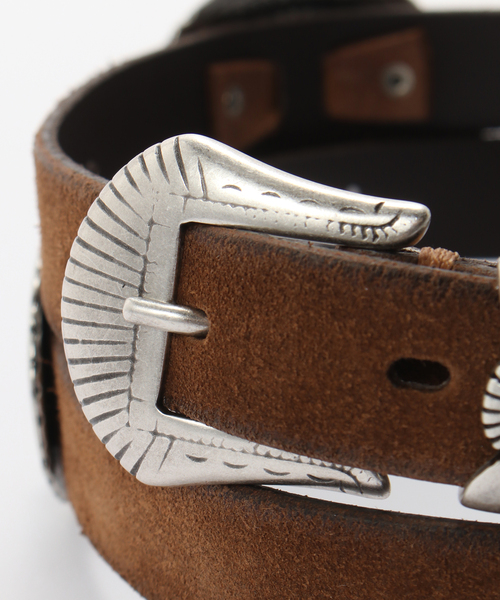 PUNTOVITA/プントヴィータ】CONCHO SUEDE BELT（ベルト）｜Puntovita
