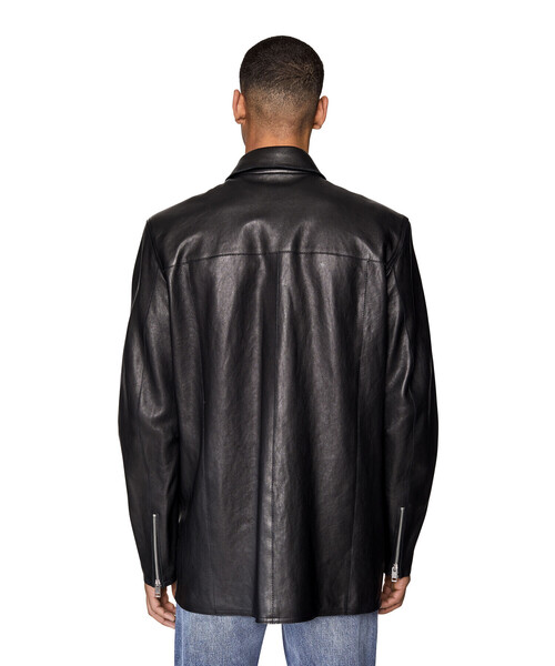 DIESEL（ディーゼル）の「メンズ レザージャケット ラムレザー