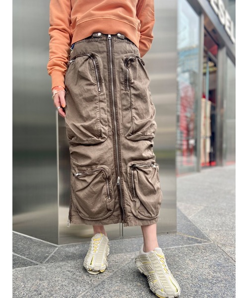 DIESEL（ディーゼル）の「レディース ロング タイトスカート 3D