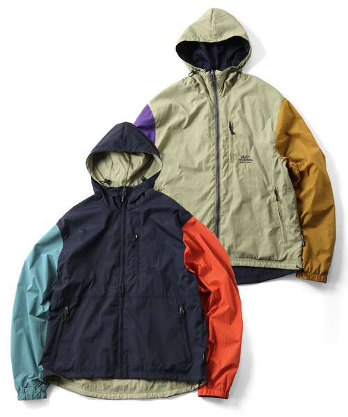 リバーシブルナイロンフードジャケット（ナイロンジャケット）｜gym