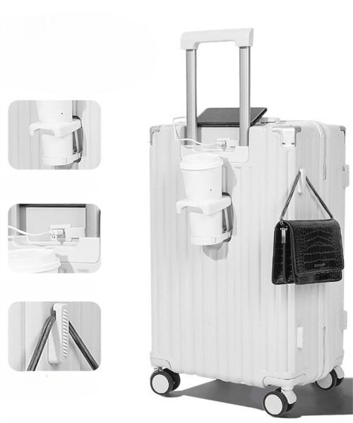 カップホルダー付き キャリーケース（スーツケース/キャリーバッグ