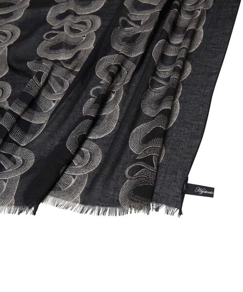 HYSTERIC GLAMOUR（ヒステリックグラマー）の「SNAKE LOOP柄 ストール