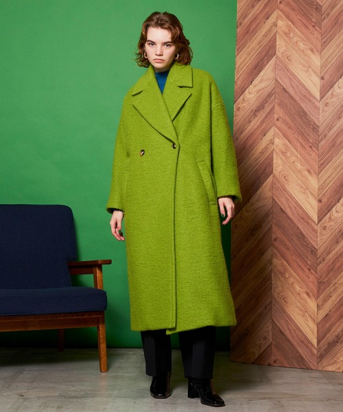 メゾンスペシャルグリーンロングコート MAISON SPECIAL（メゾン