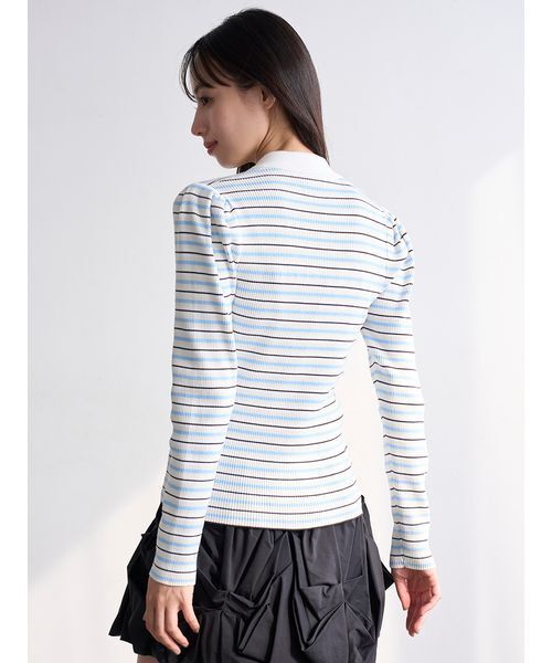 セール】LACOSTE/ポロリブニット（ニット/セーター）｜SNIDEL