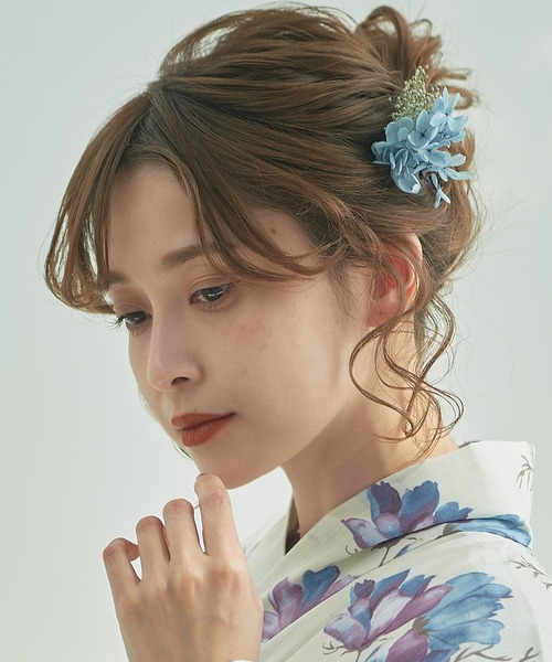 Dita（ディータ）の「ドライフラワー 髪飾り4本セット 浴衣や普段使い