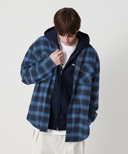 セール】＜NICE WEATHER＞ネル チェック シャツ（シャツ/ブラウス