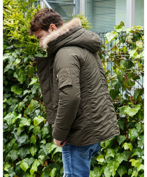 wjk（ダヴルジェイケイ）の「CORDURA N-3B/real fur（ミリタリー