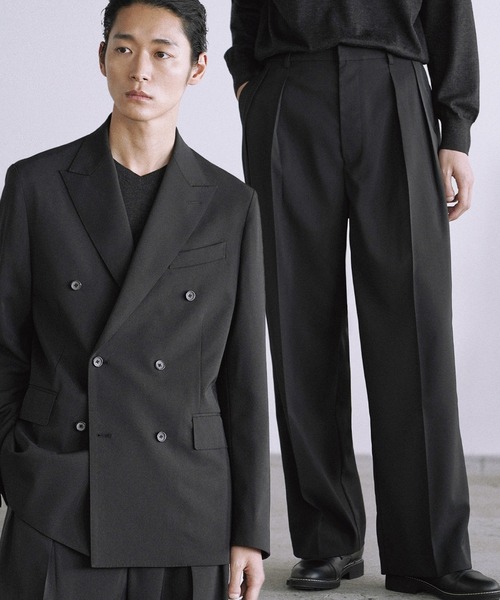 HIGH TWIST PE DOUBLE SUIT（スーツセット）｜WYM LIDNM（ウィム バイ