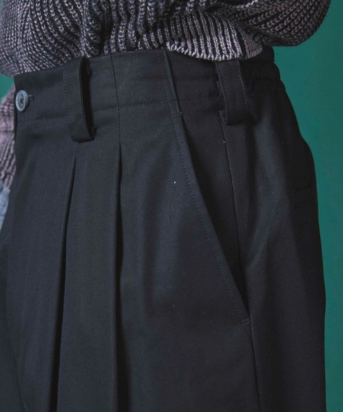 UNISEX》VENTILE Gabardine Tow-Tuck Wide Pants/ベンタイルギャバ2